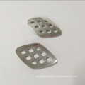 high precision anodized aluminum die stamping pieces curved die stamping punched plates